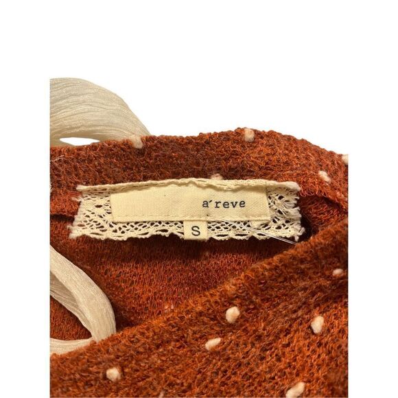 A’reve sweater rust color size small - Picture 3 of 5